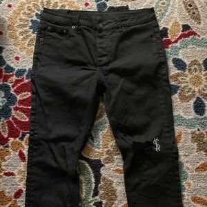 Ksubi Black Distressed Men's Pants